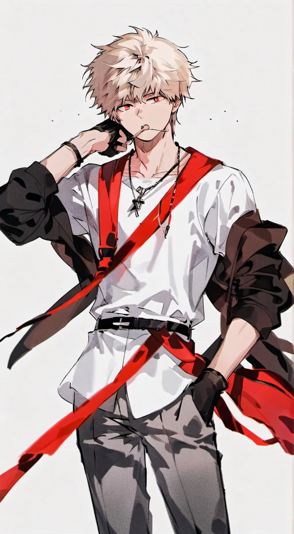 ai character: Bakugo casier background