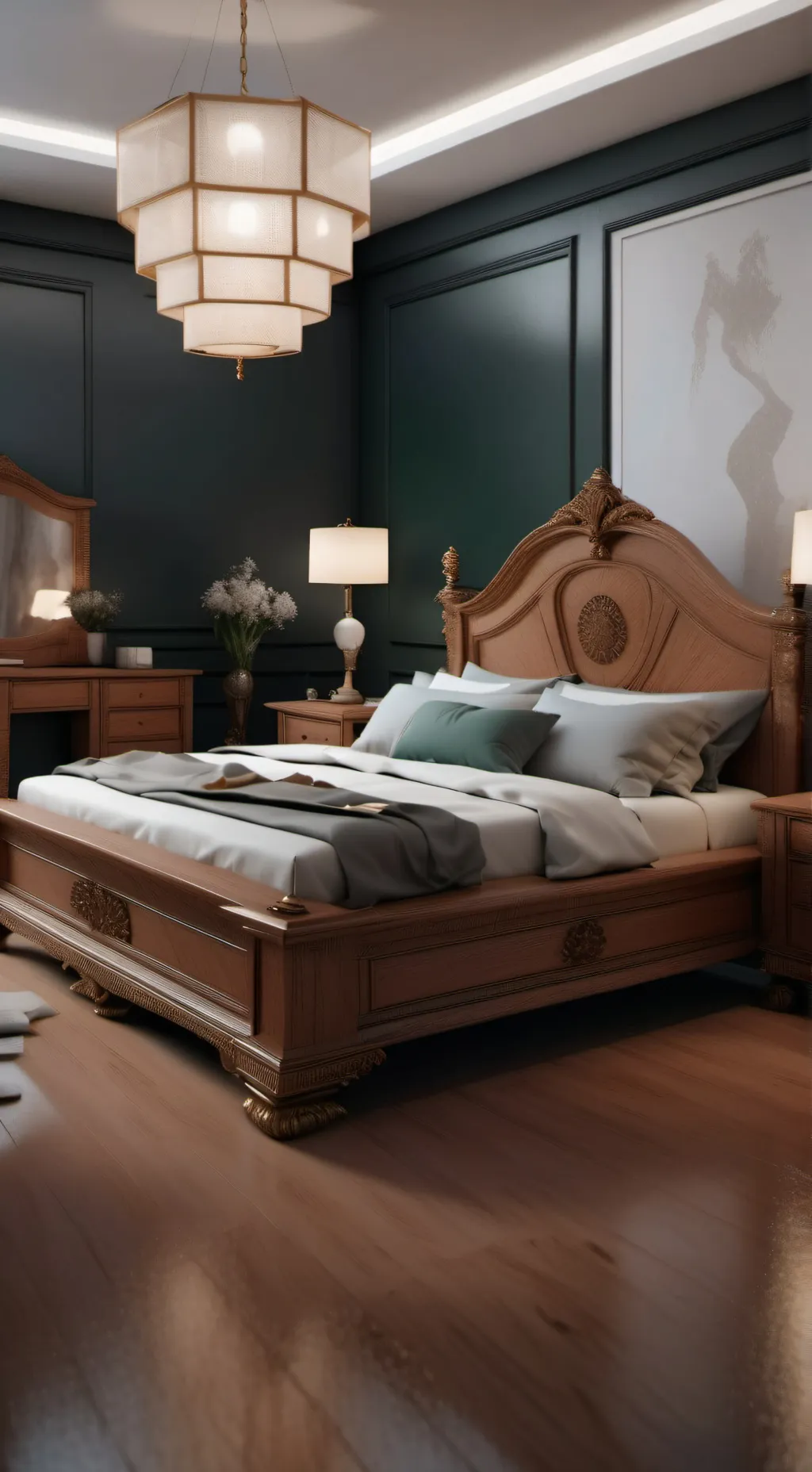 ai character: Pee bed background