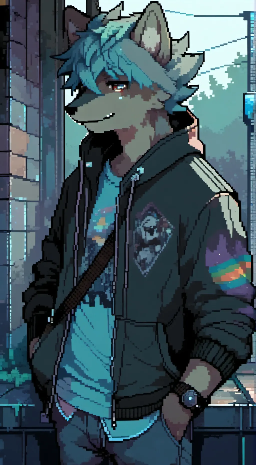 ai character: Mitchell  background