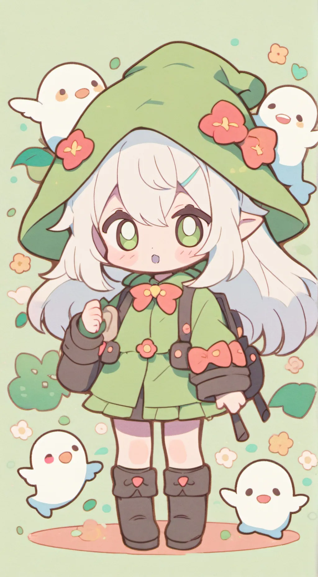 ai character: ~Pick me~ background