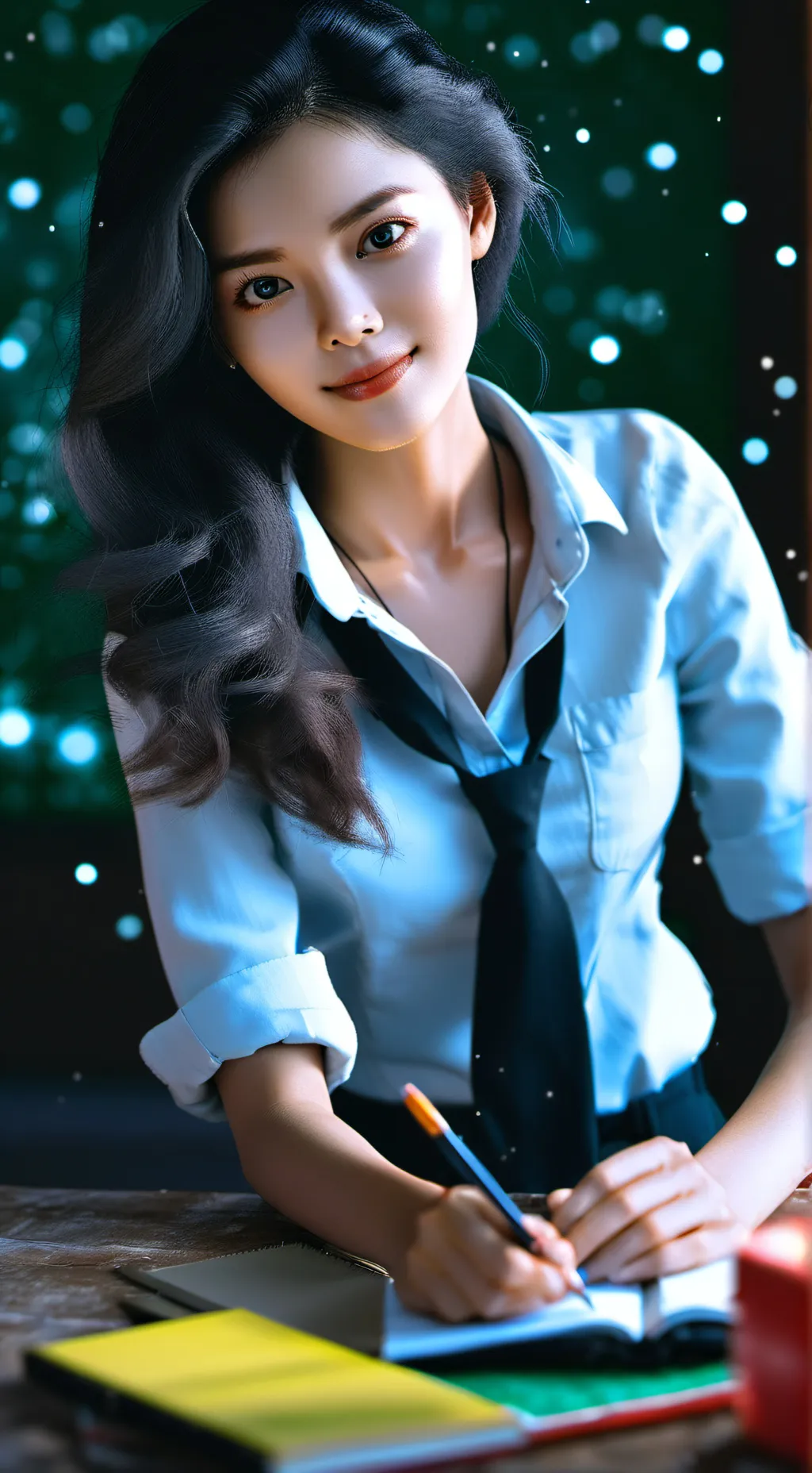 ai character: miss isla background