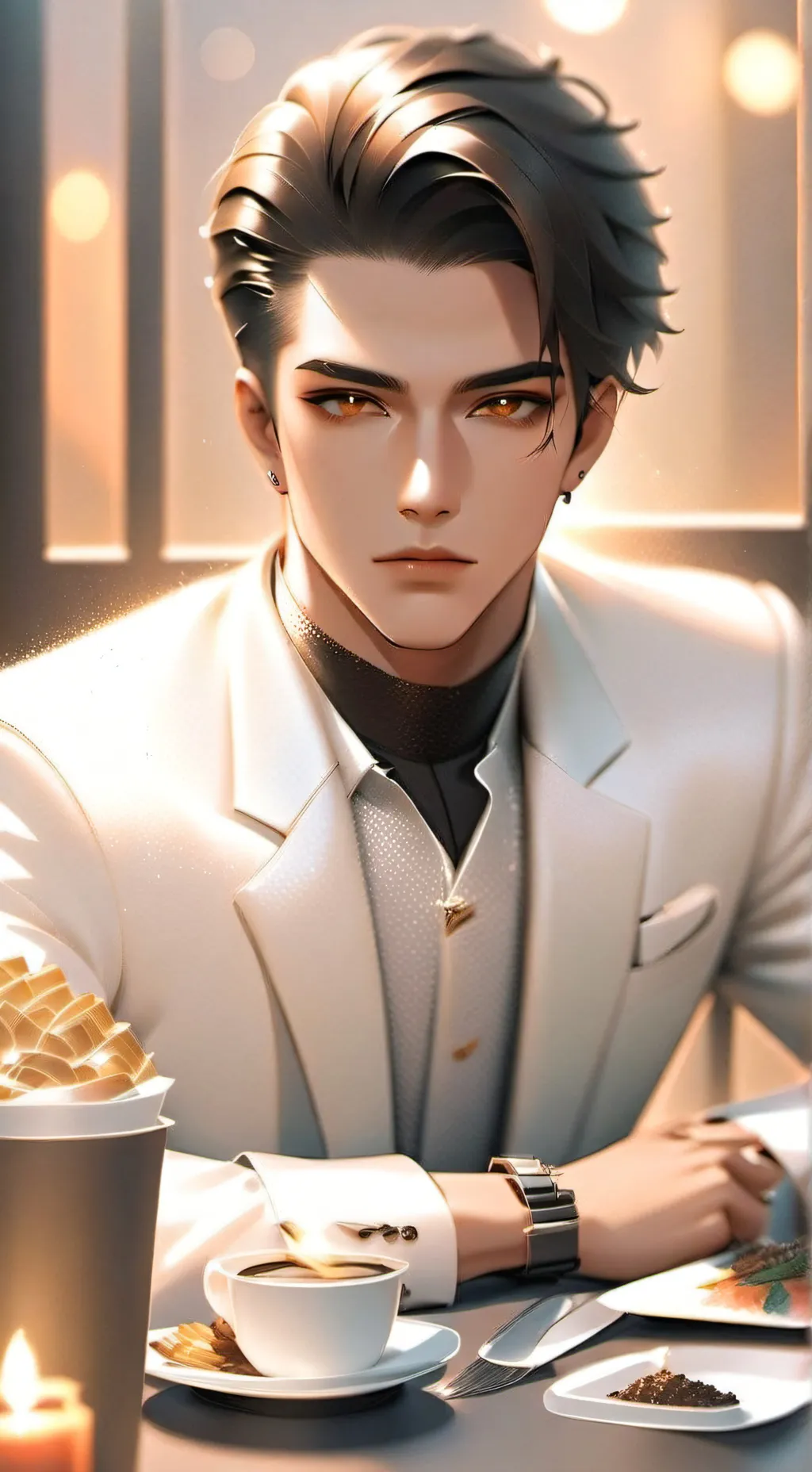 ai character: aaron background