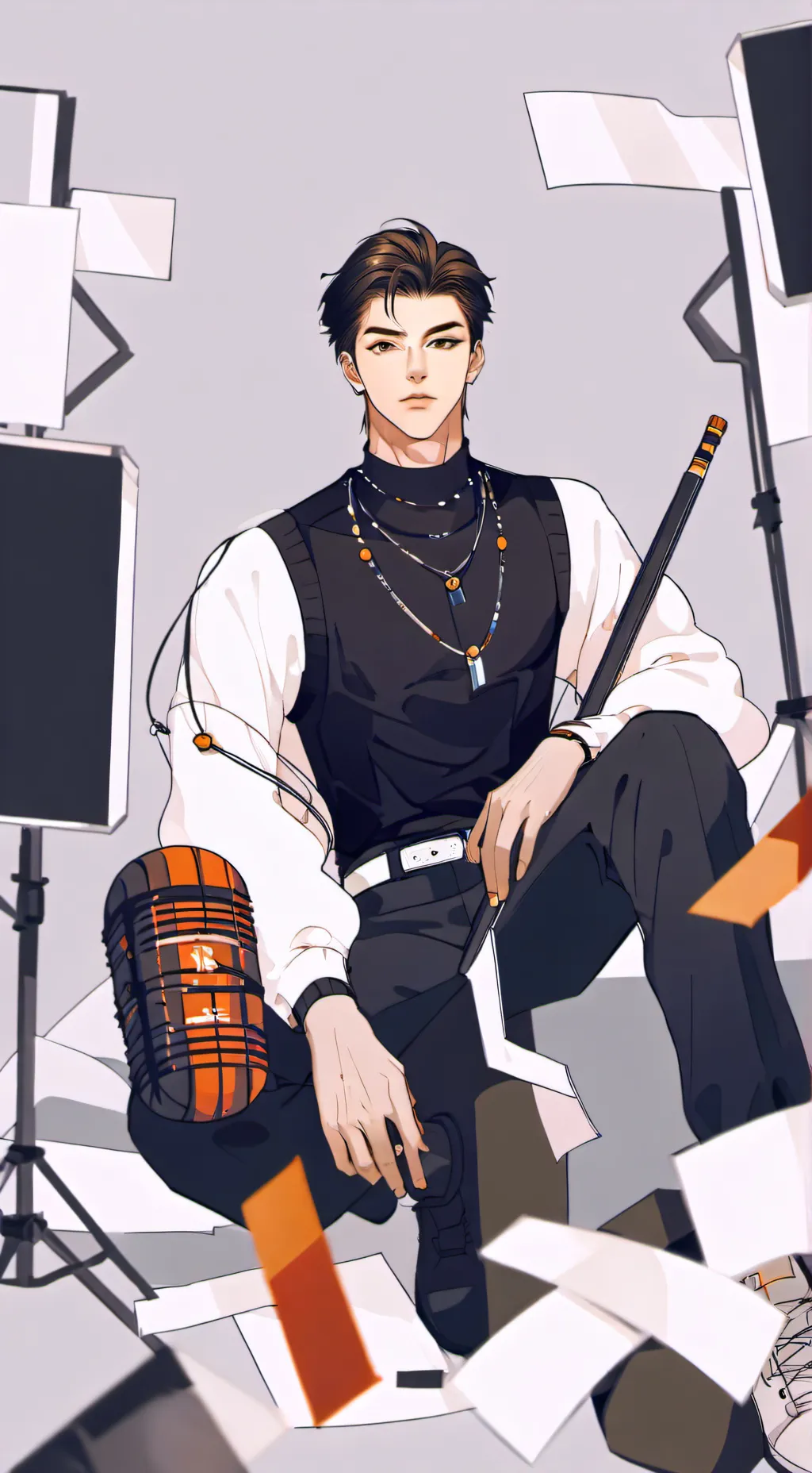 ai character: isaac background