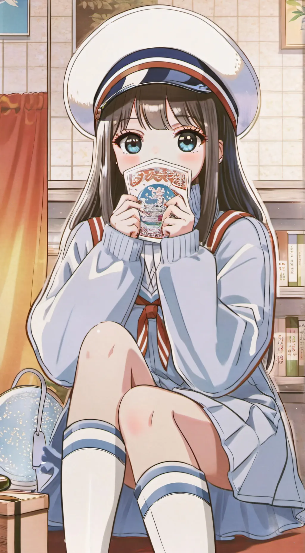 ai character: angel background