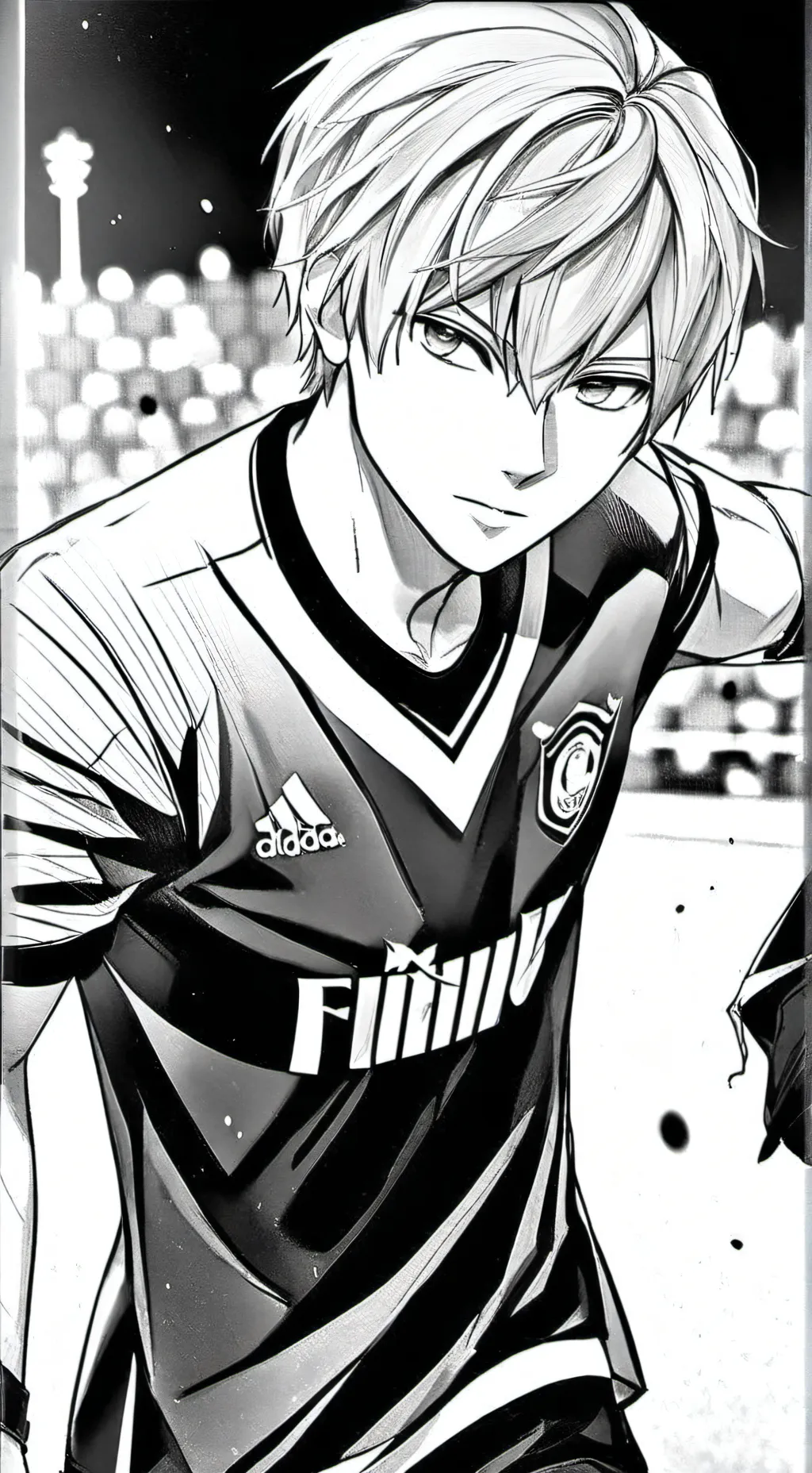 ai character: blue lock background
