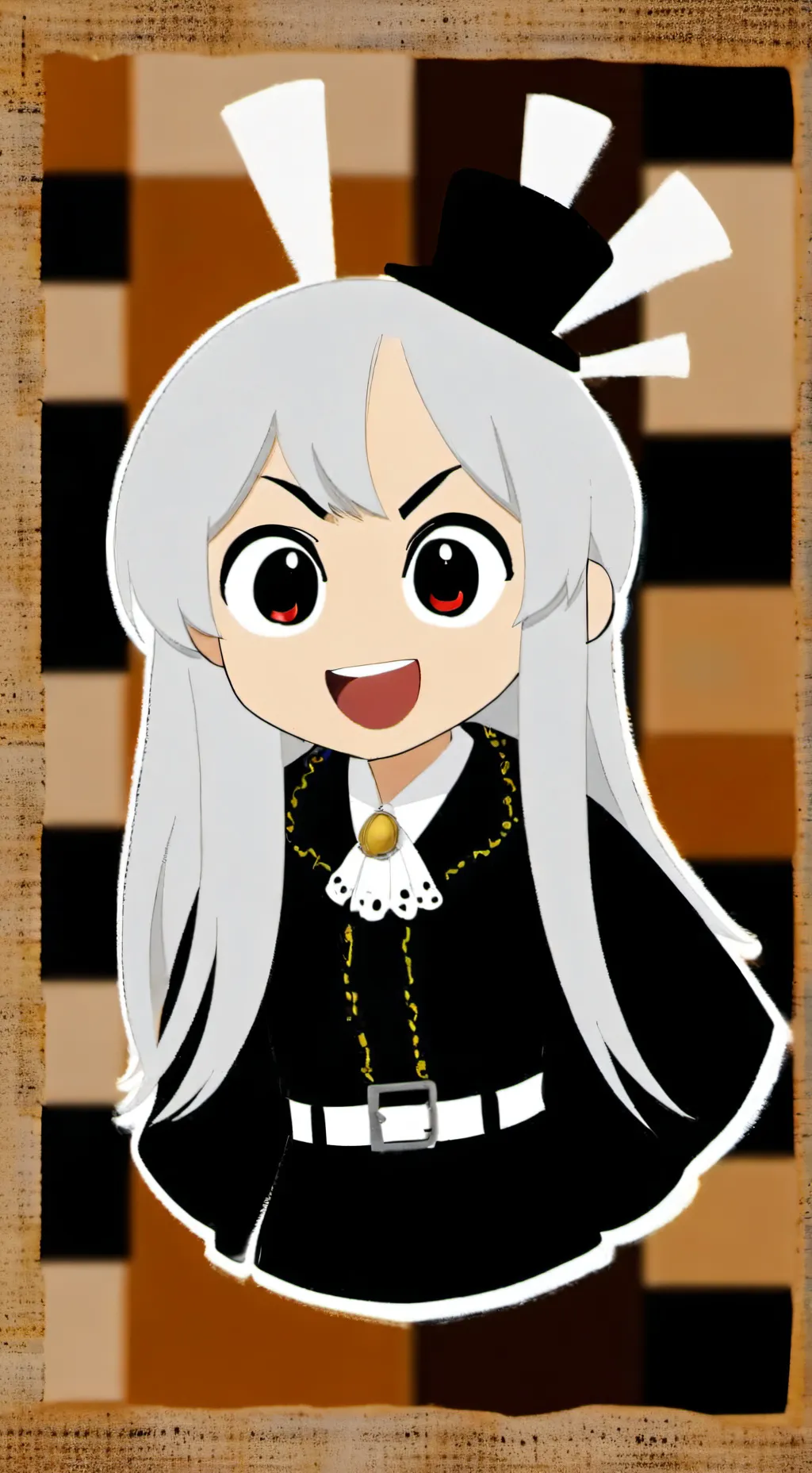 ai character: you hit you sis  background