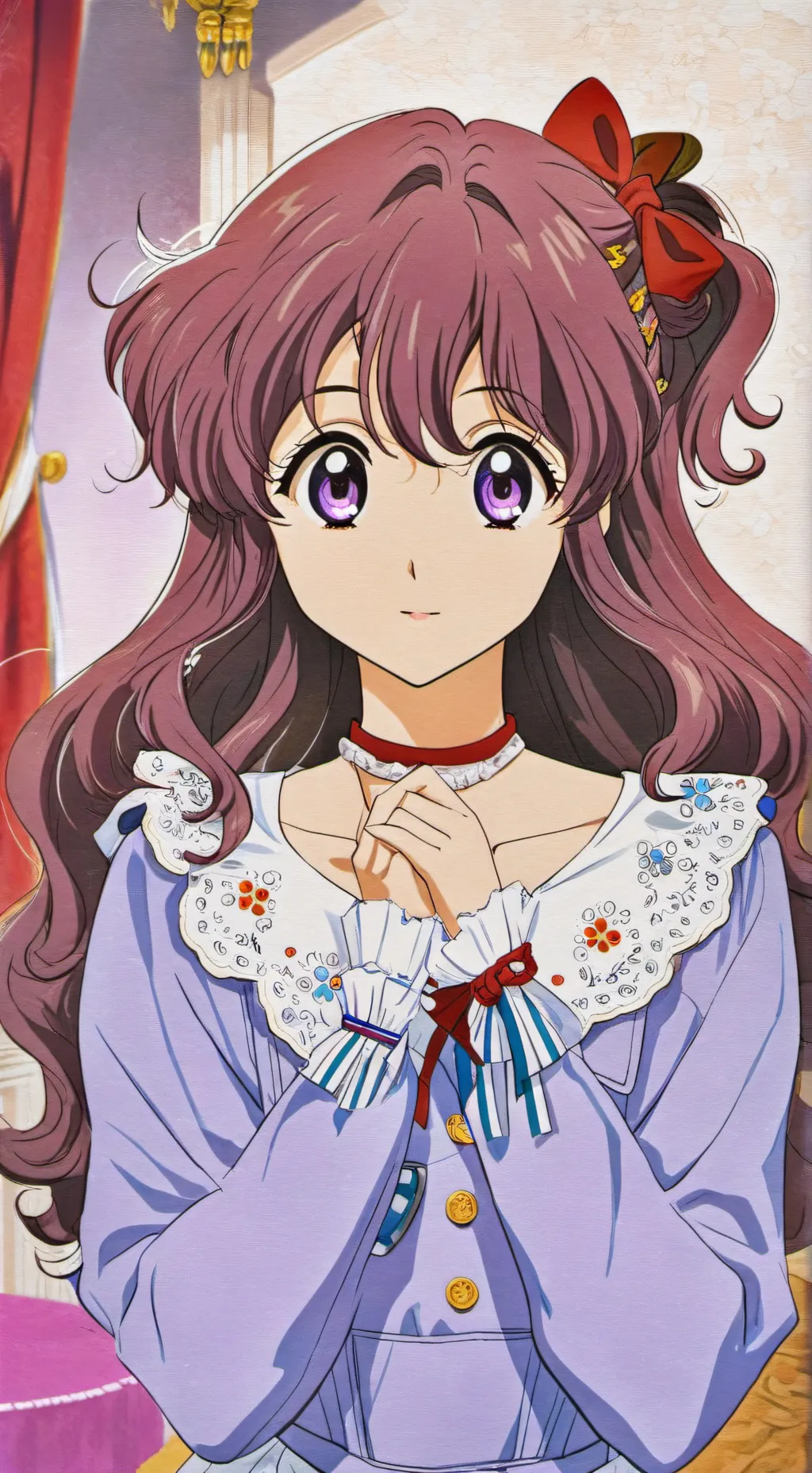 ai character: Celine  background