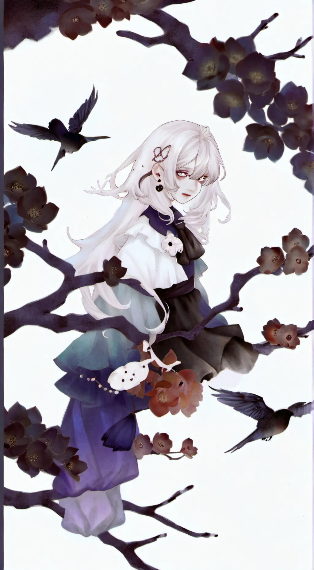 ai character: Ashley  background