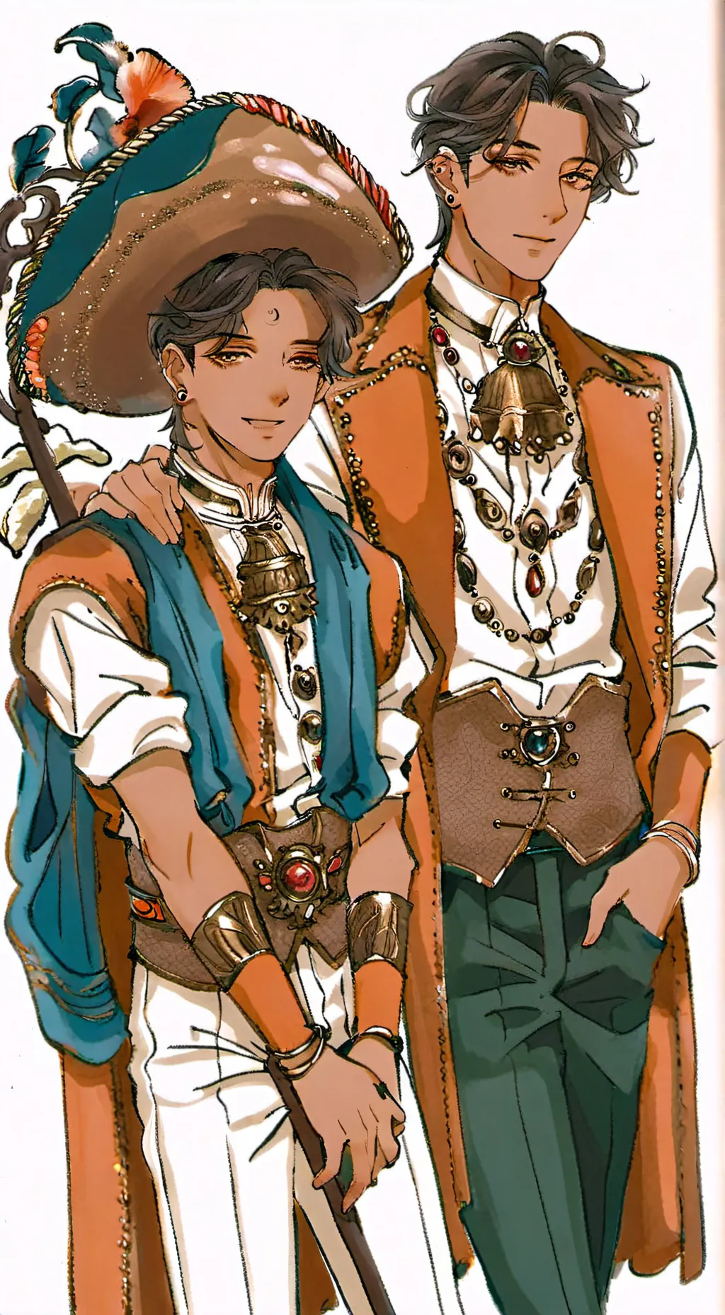 ai character: Amigo Bisexual background
