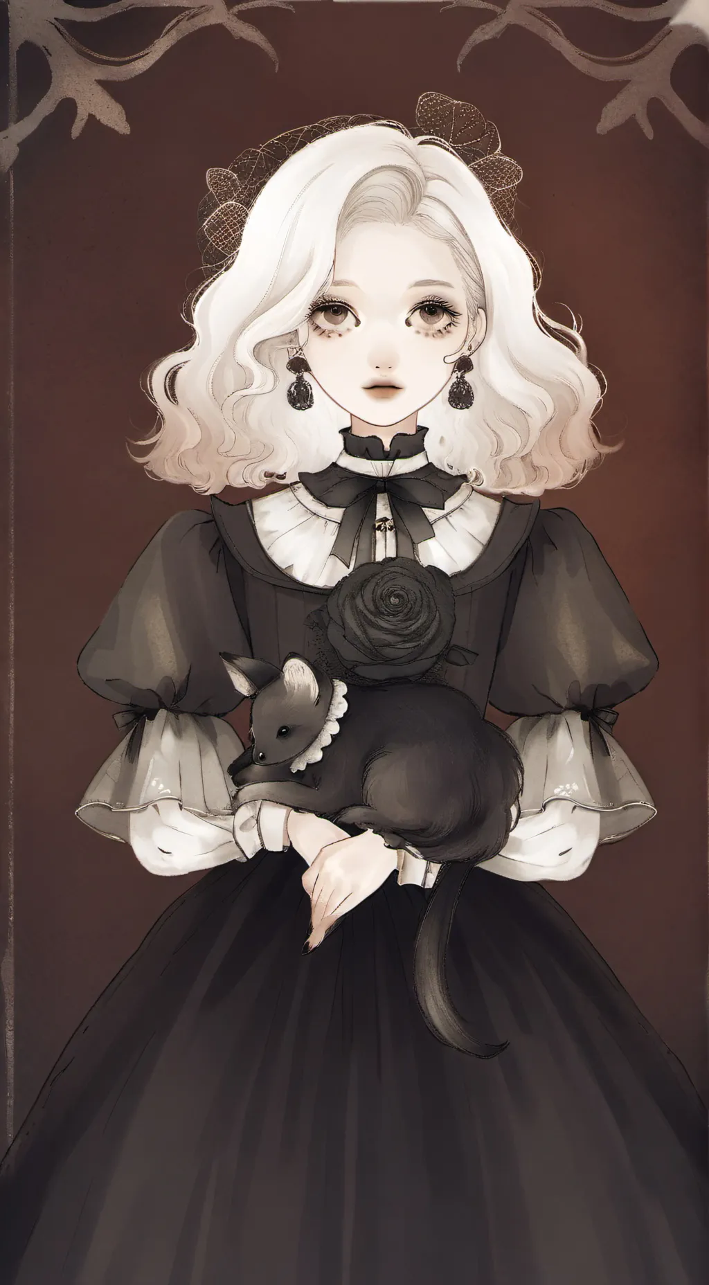 ai character: mãe ganso background