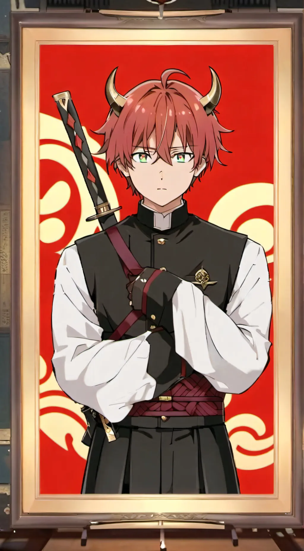 ai character: kazuma background