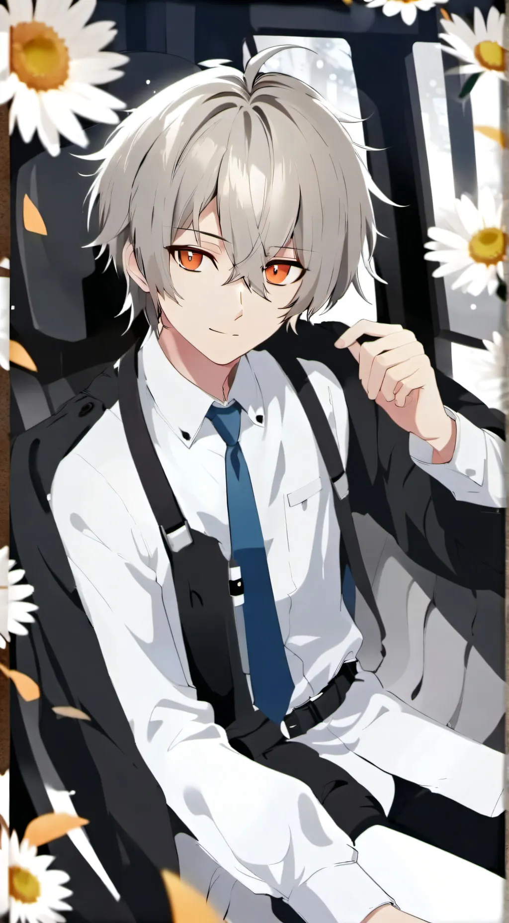 ai character: Damien  background