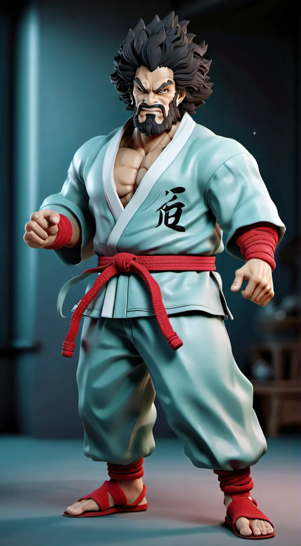 ai character: Master West  background