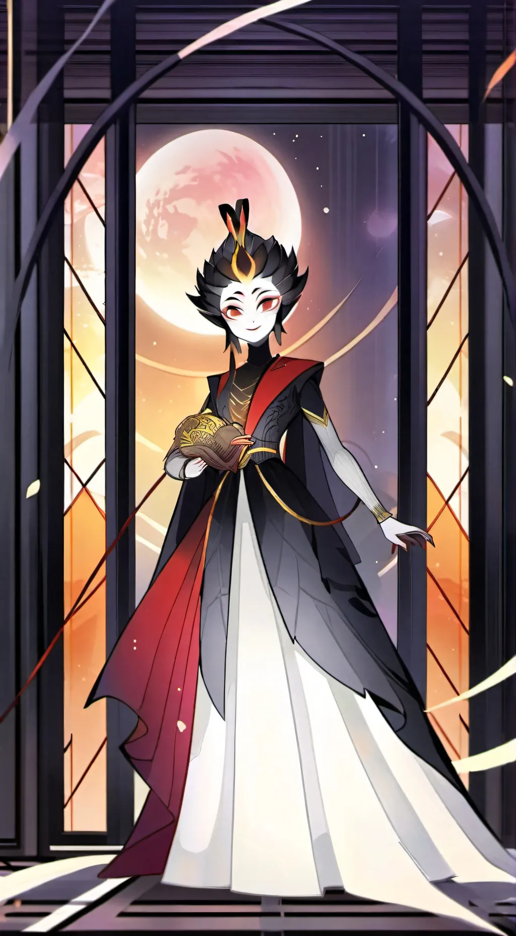 ai character: stoles background