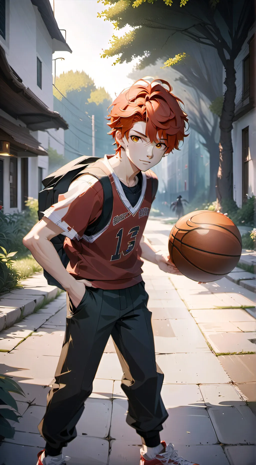 ai character: Chad Danforth 🌞 background