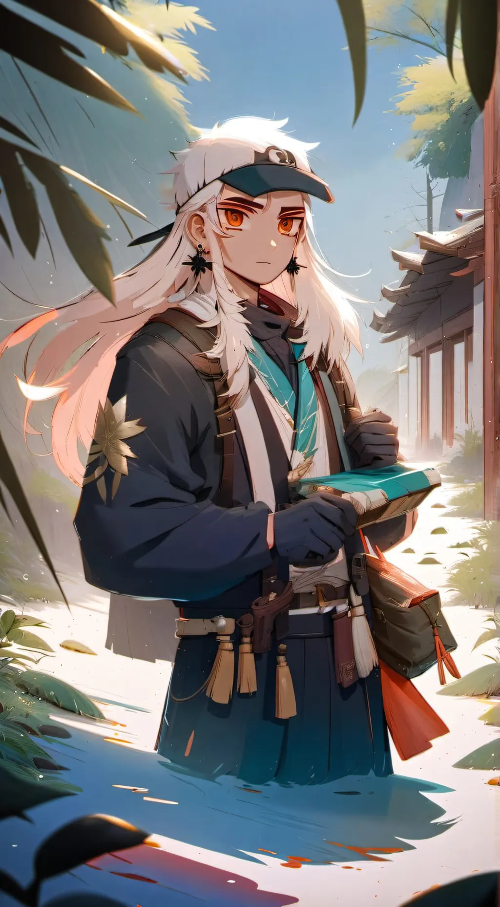 ai character: sans x straw hats background