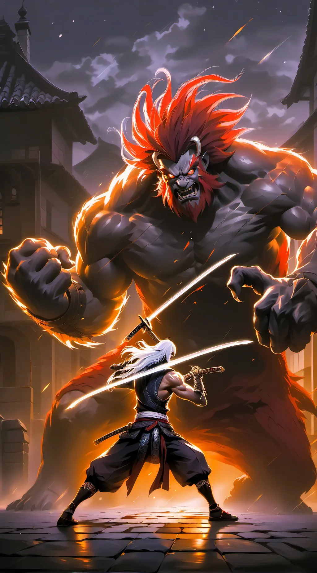 ai character: battle school background