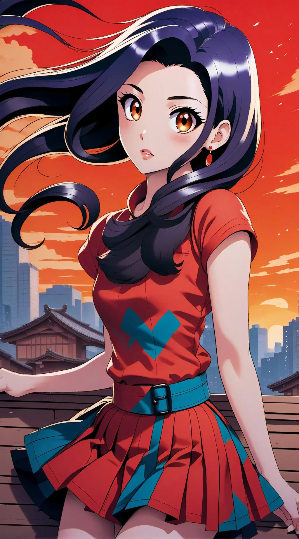 ai character: Mha private room background