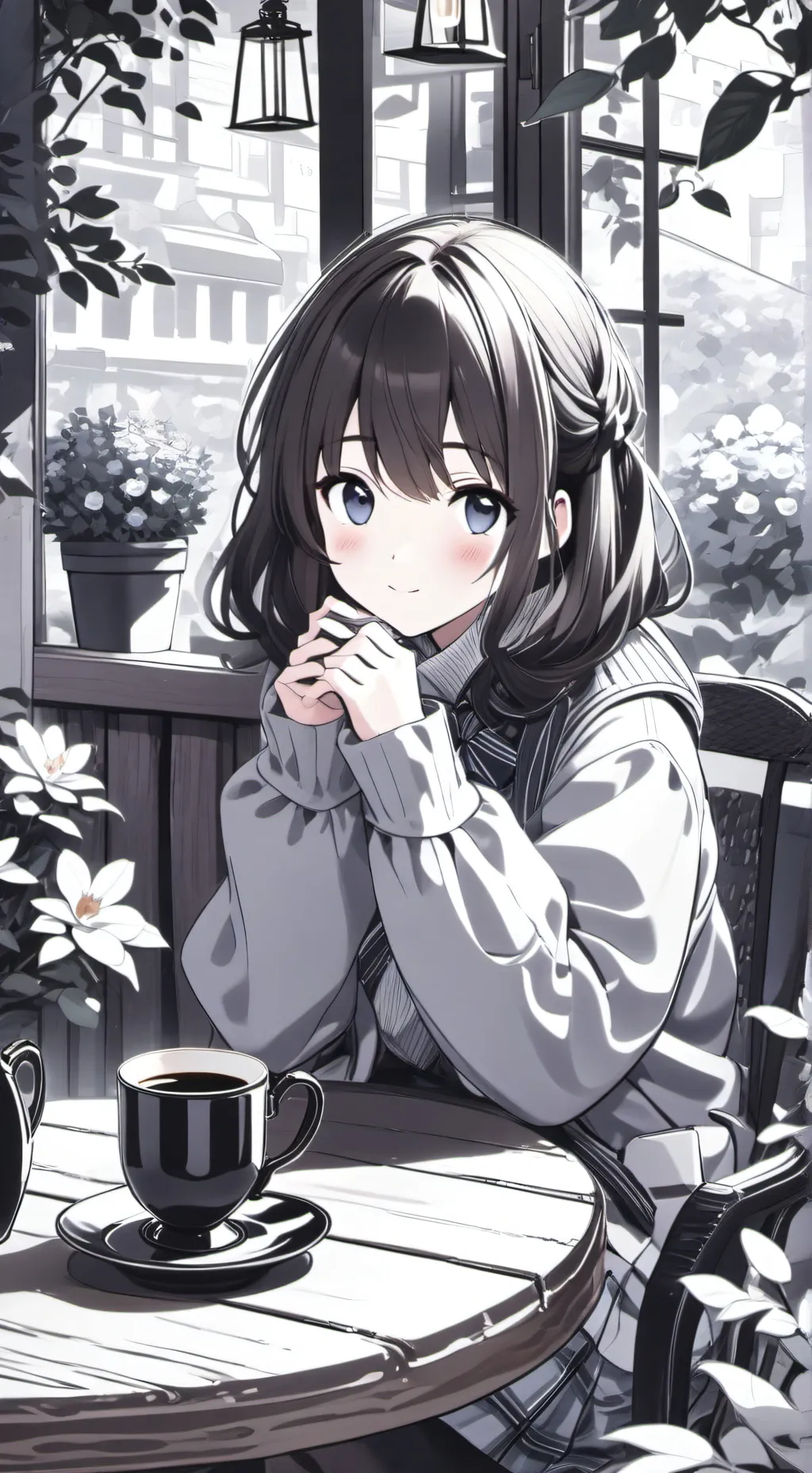 ai character: momo background