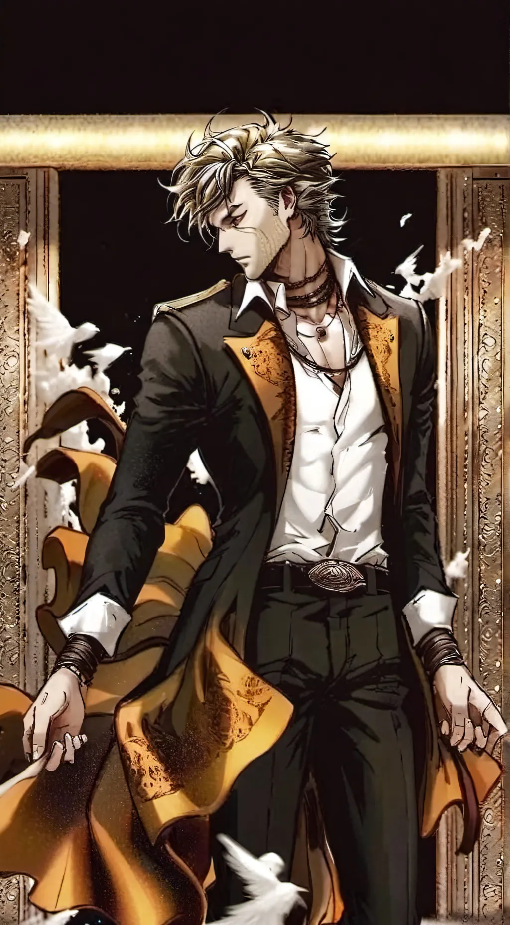 ai character: DIO background