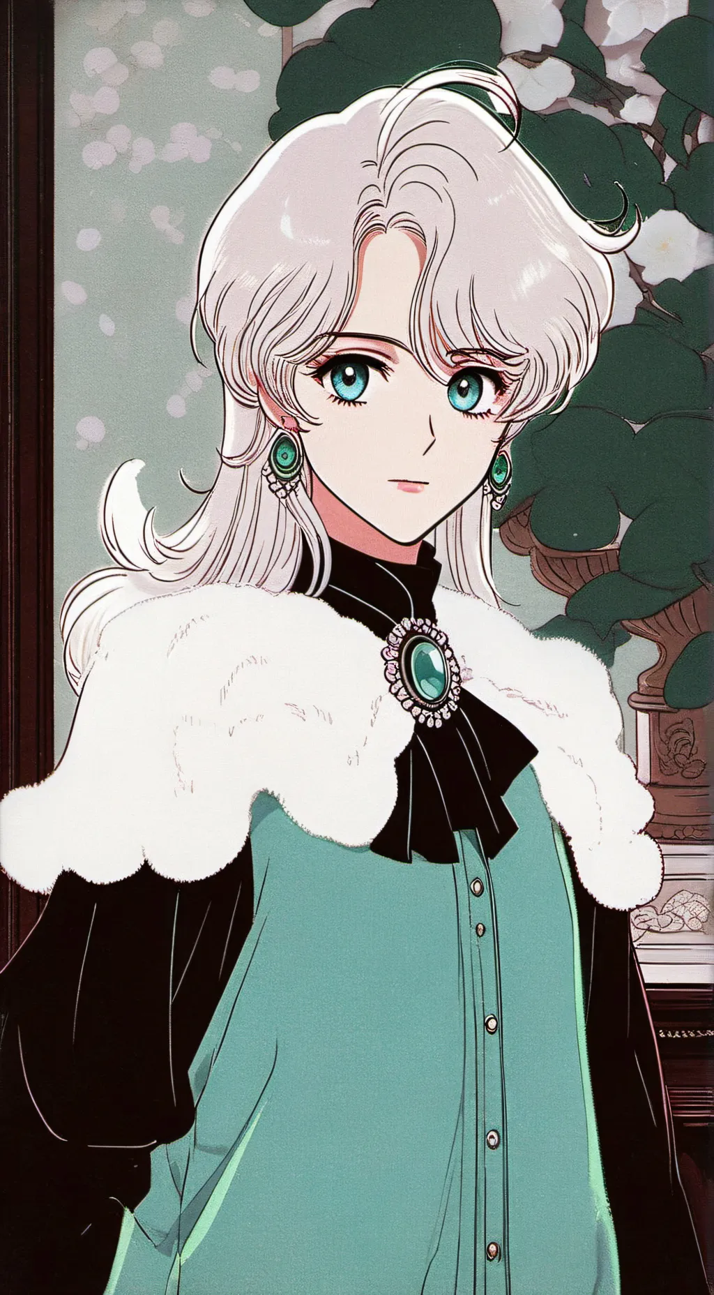 ai character: ur cute sis background