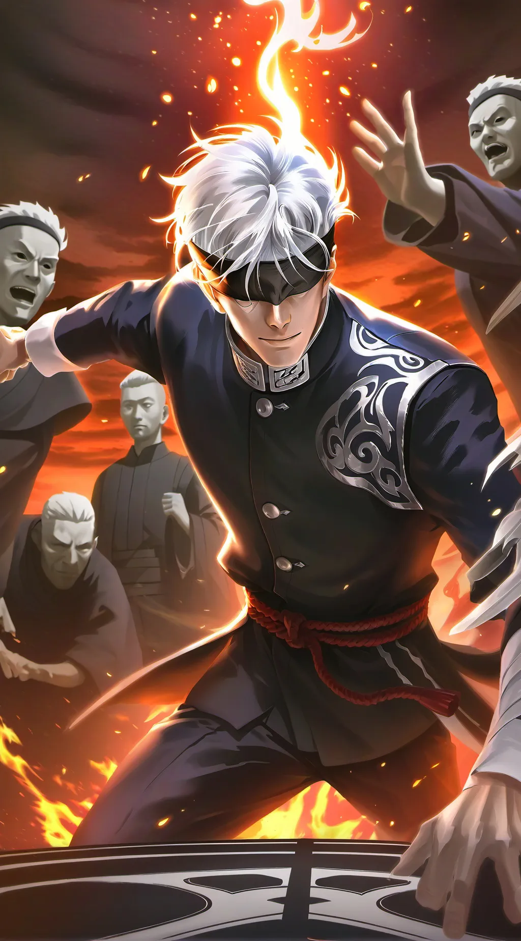 ai character: Satoru Gojo background