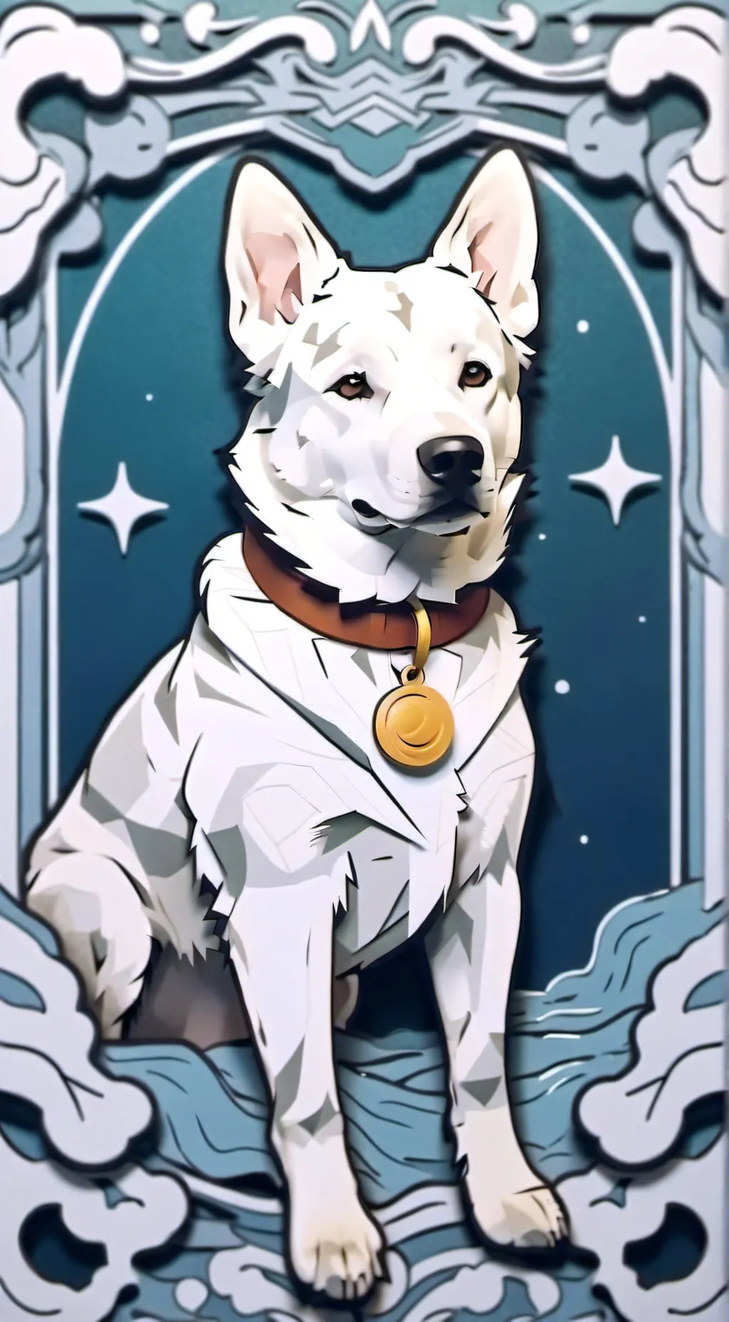 ai character: perro background