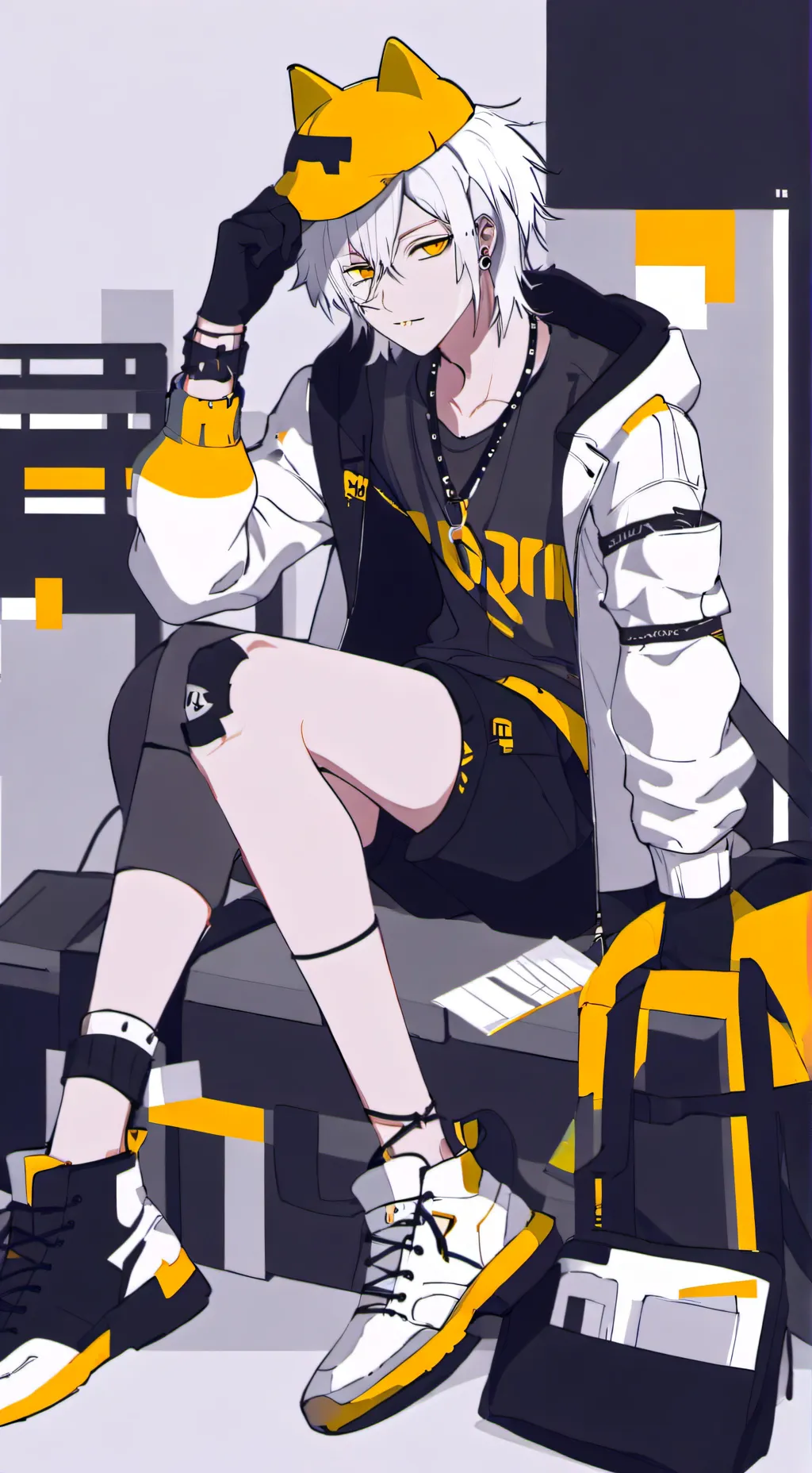 ai character: school bully background