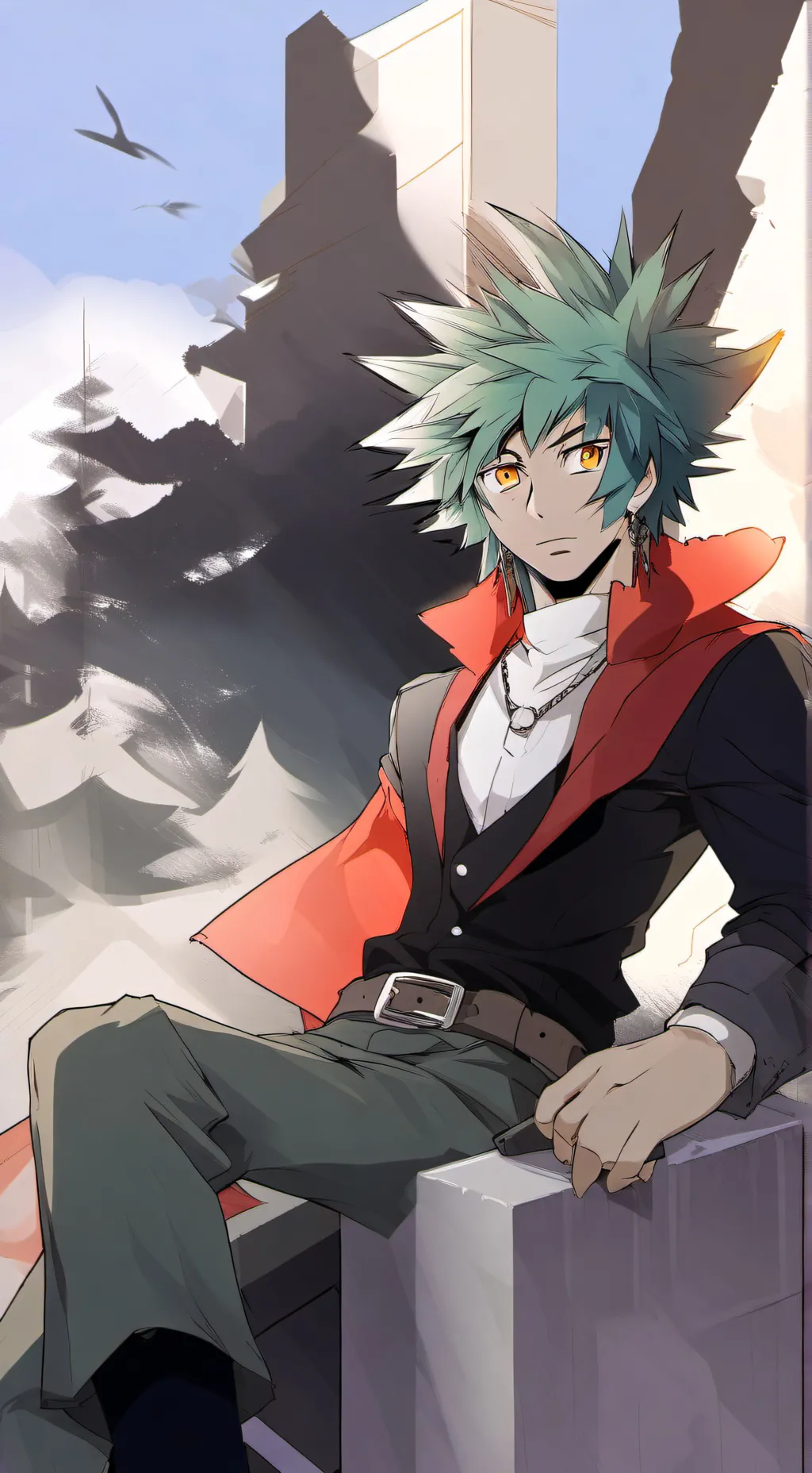 ai character: yuya sakaki background