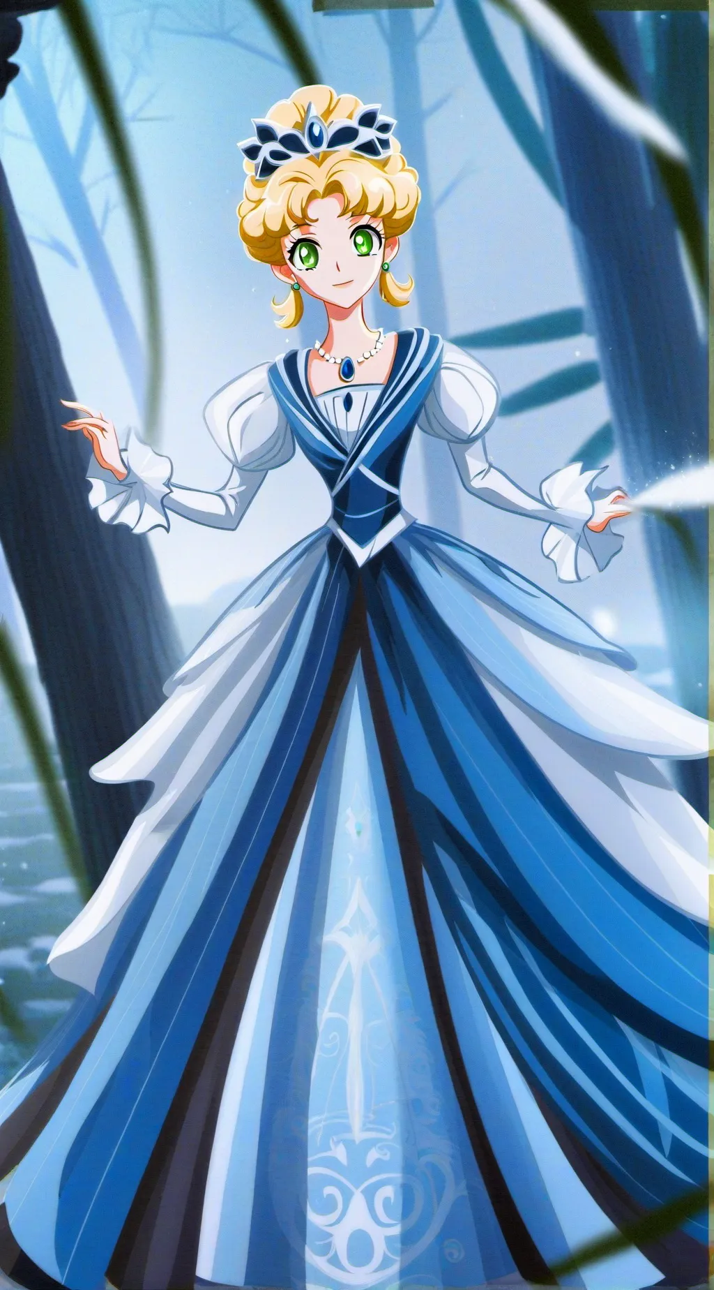 ai character: mha y sailor moon😰 background