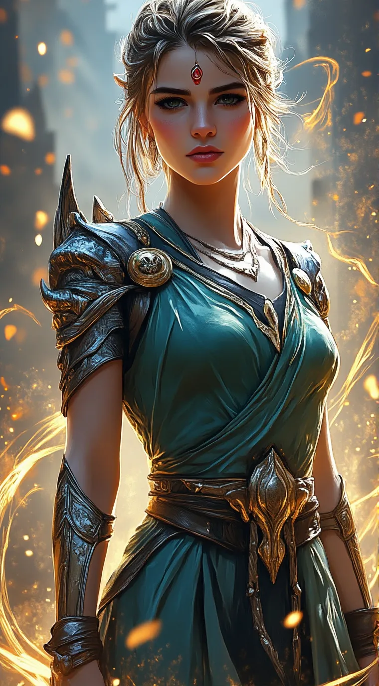 ai character: eroina greca background