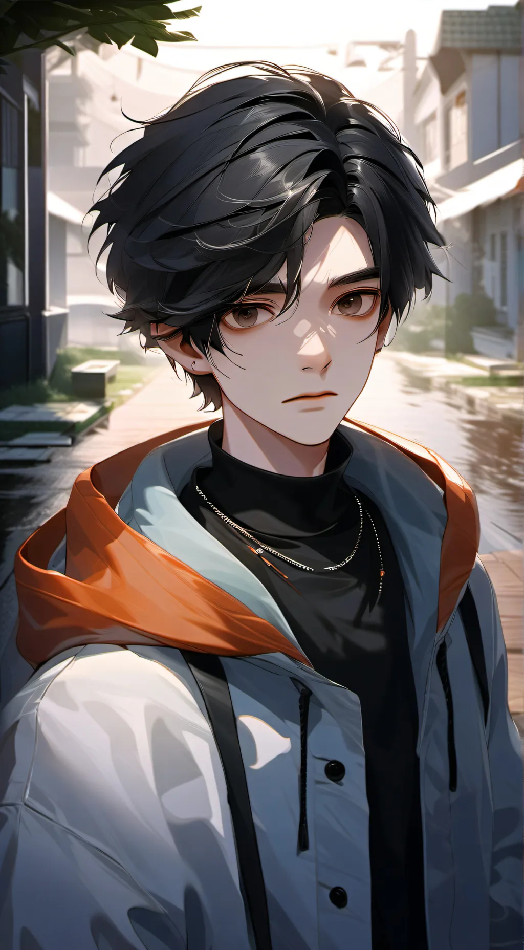 ai character: Moshiko  background