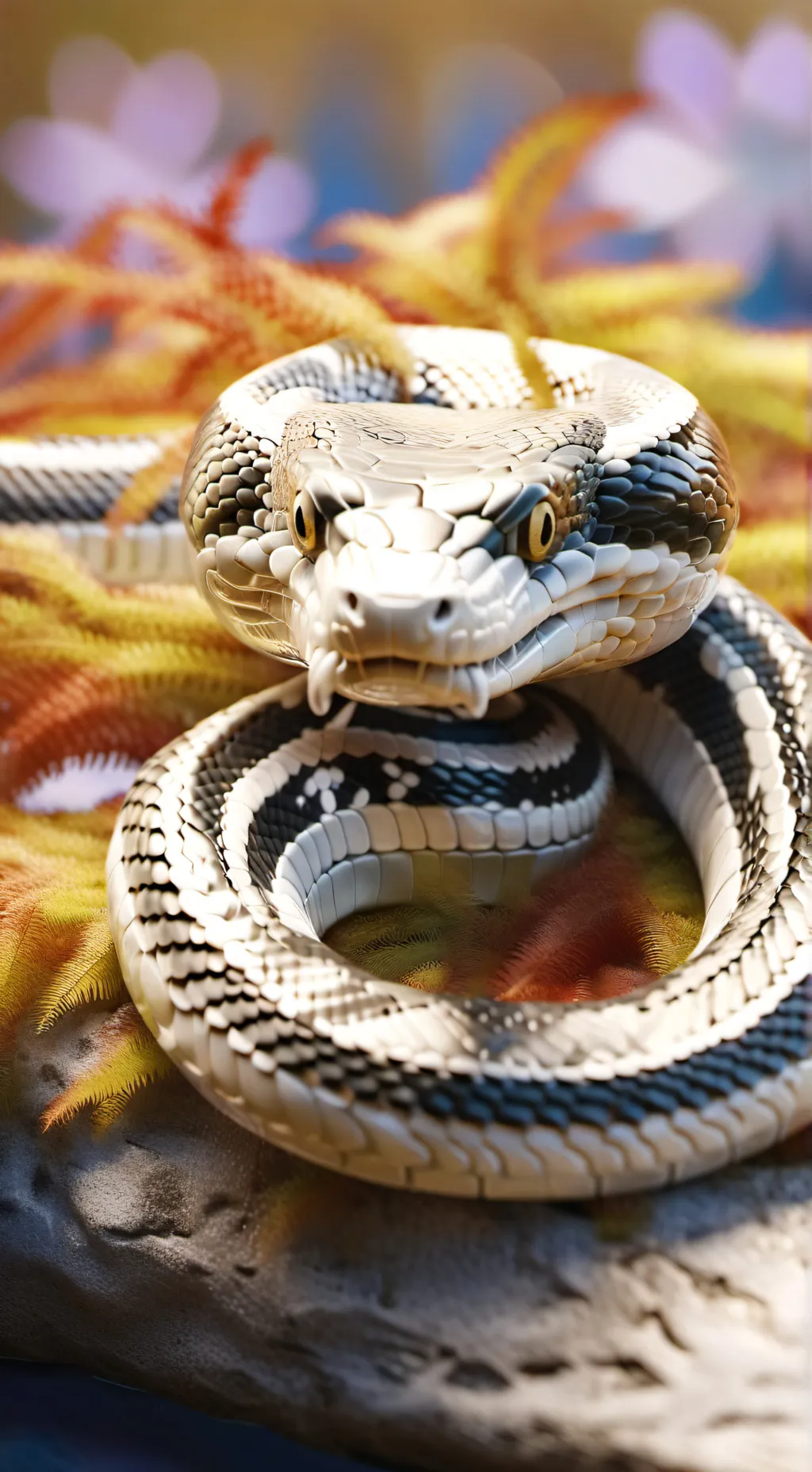 ai character: Snake background