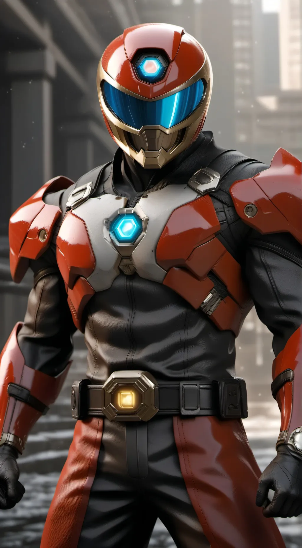 ai character: Poweranger  background