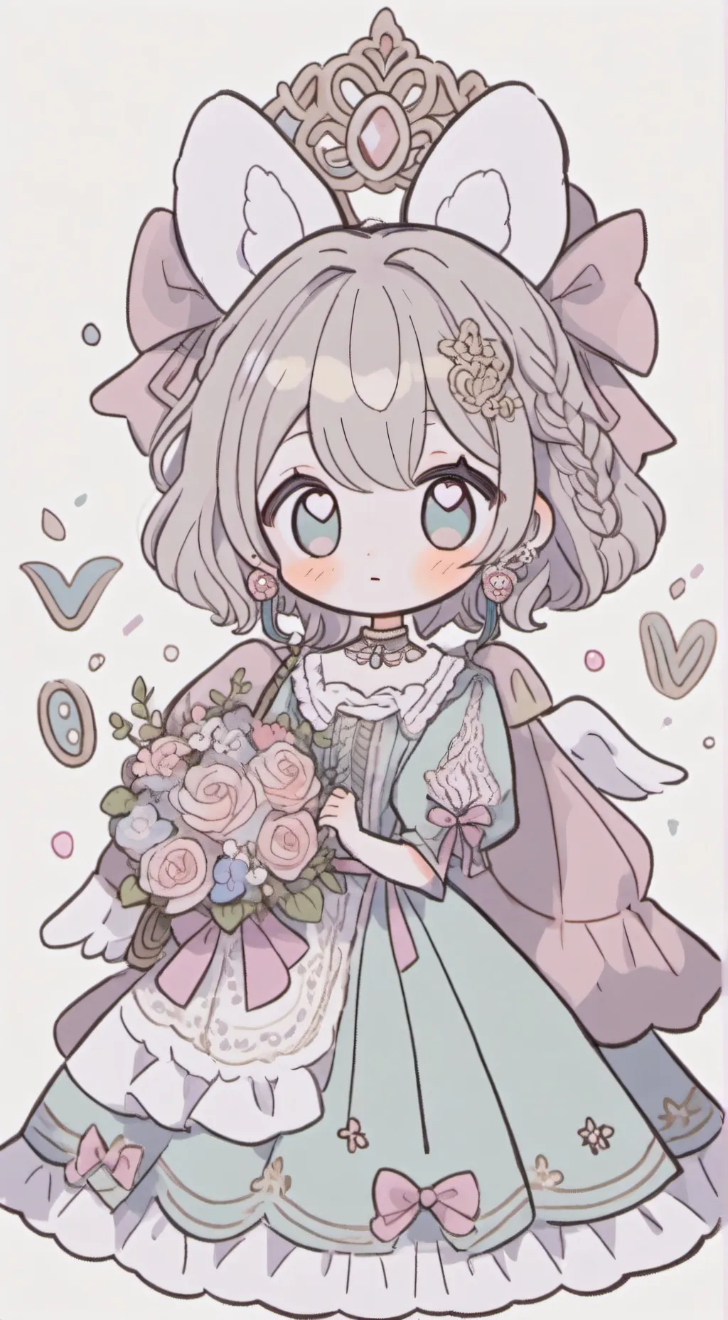 ai character: Dreamy background