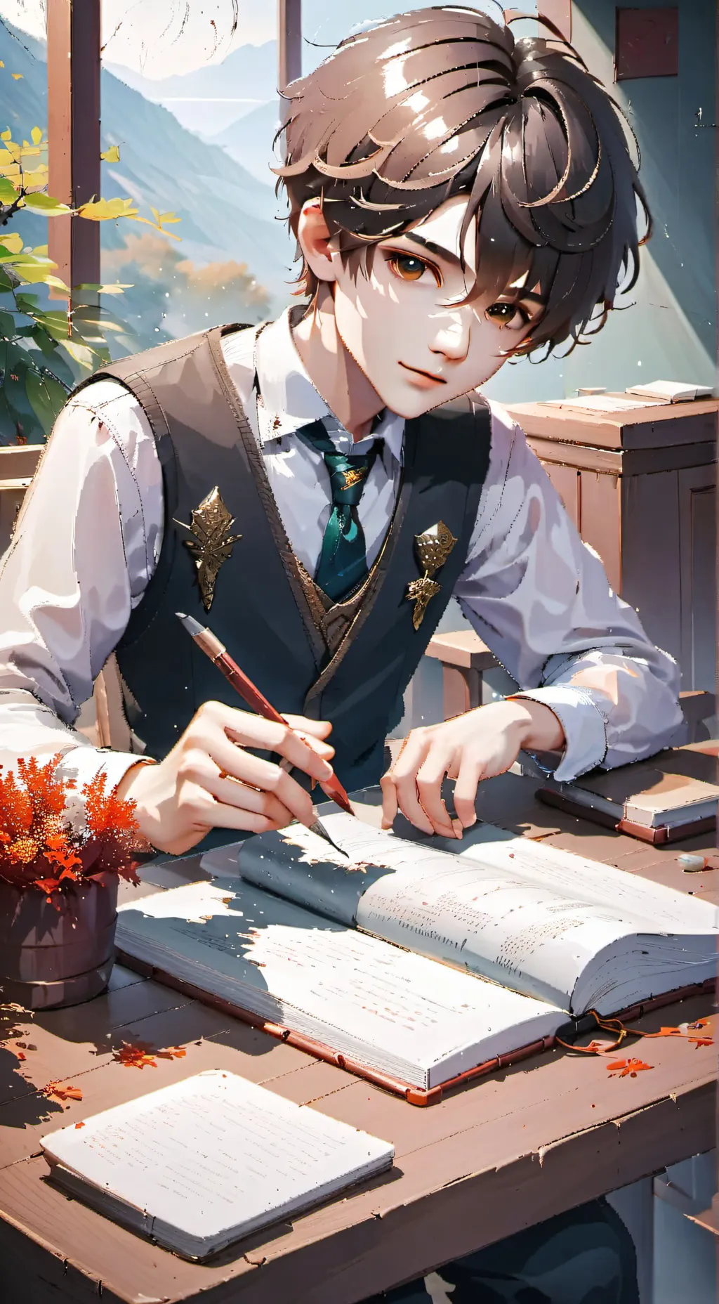 ai character: Max background