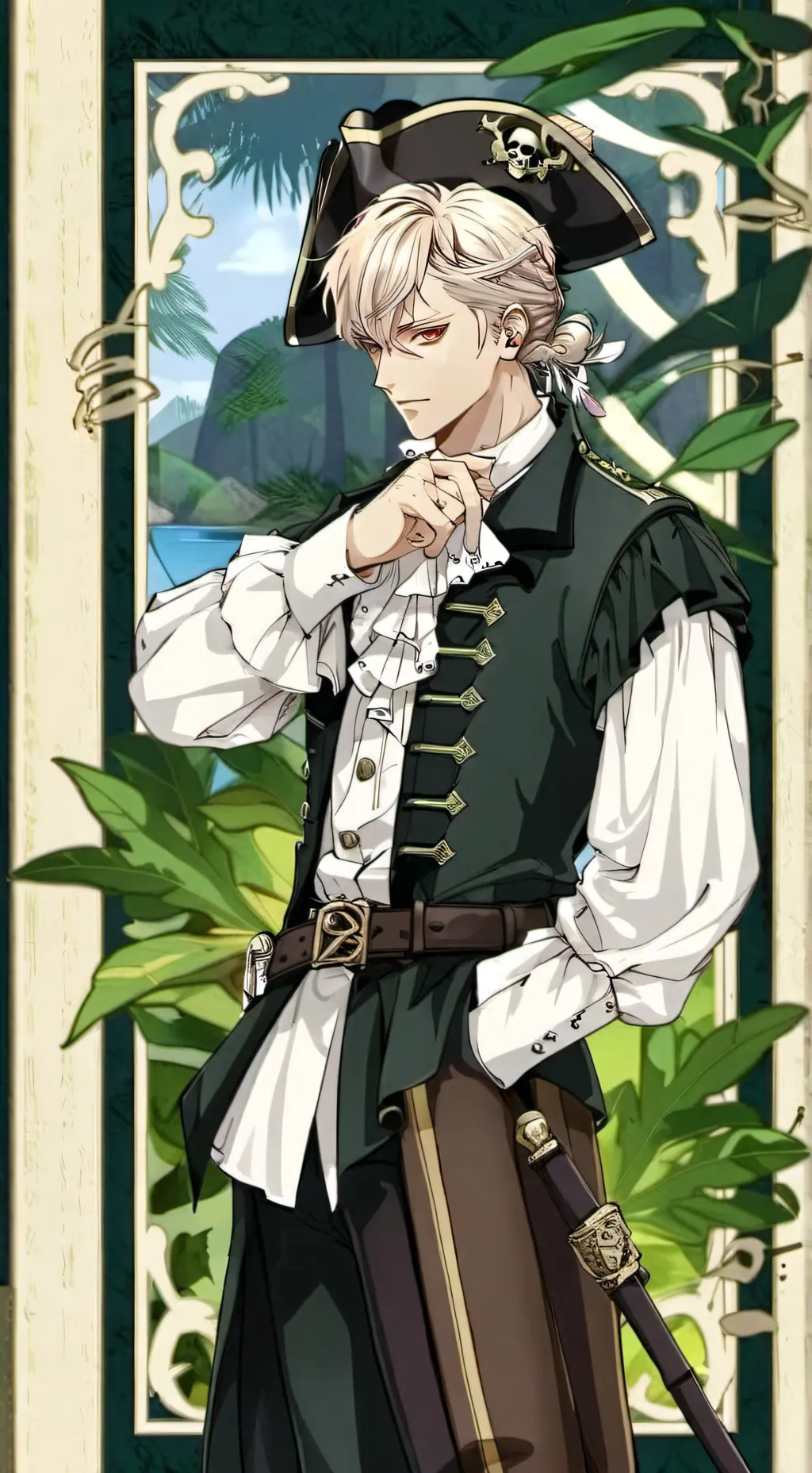 ai character: pirate sanemi background