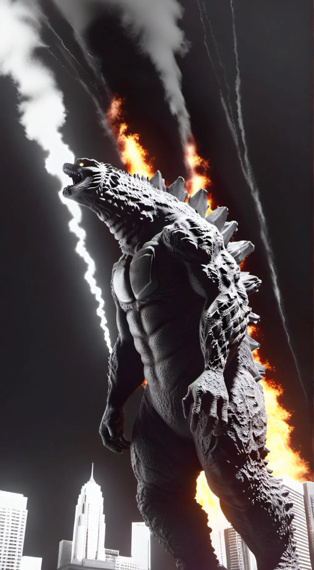 ai character: Shin-Godzillas background