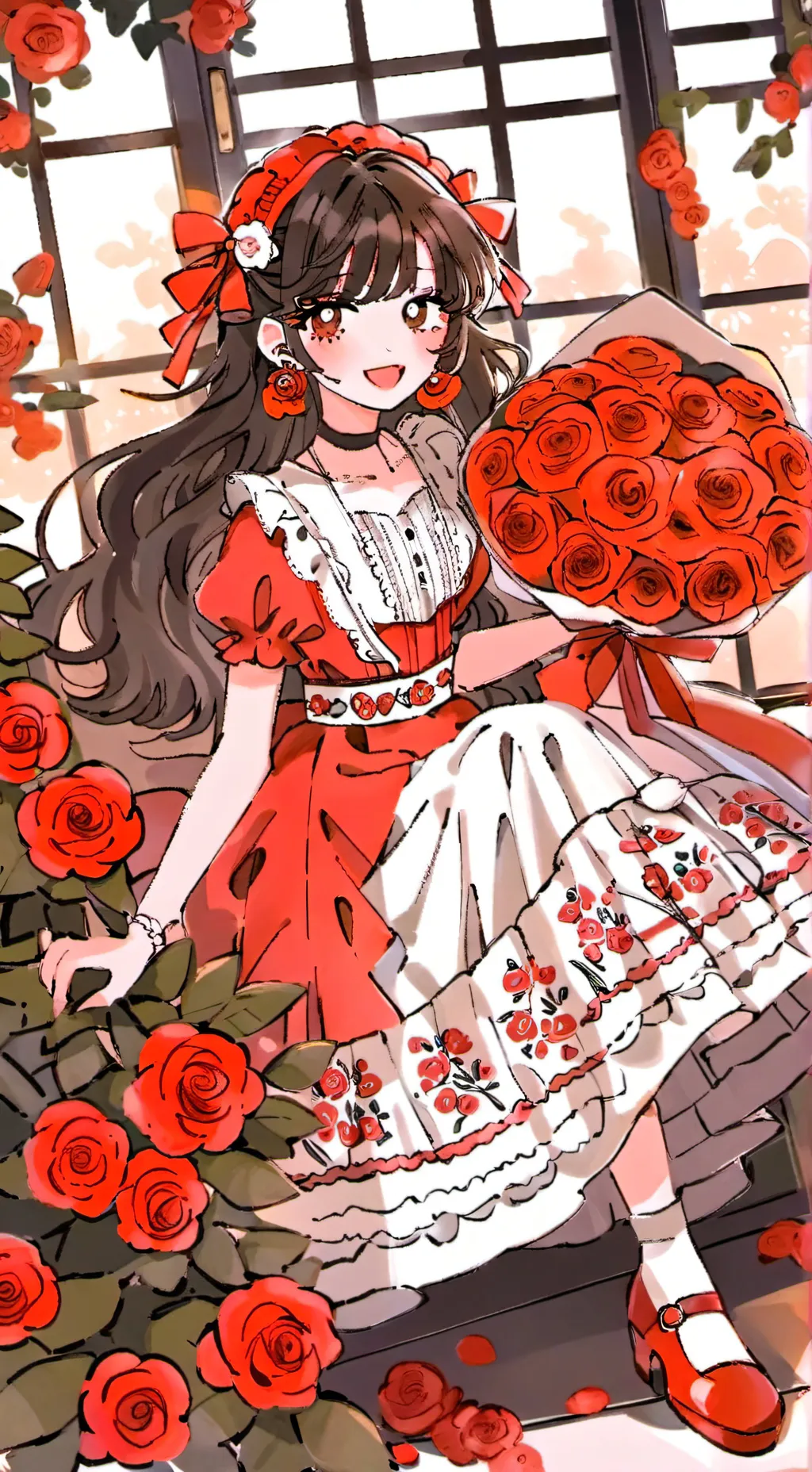 ai character: 🌹 Reyina🌹 background