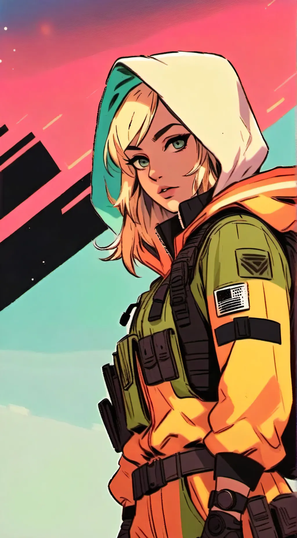 ai character: r6 x hh background