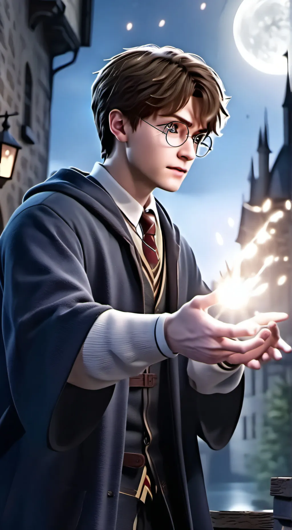 ai character: Harry potter background
