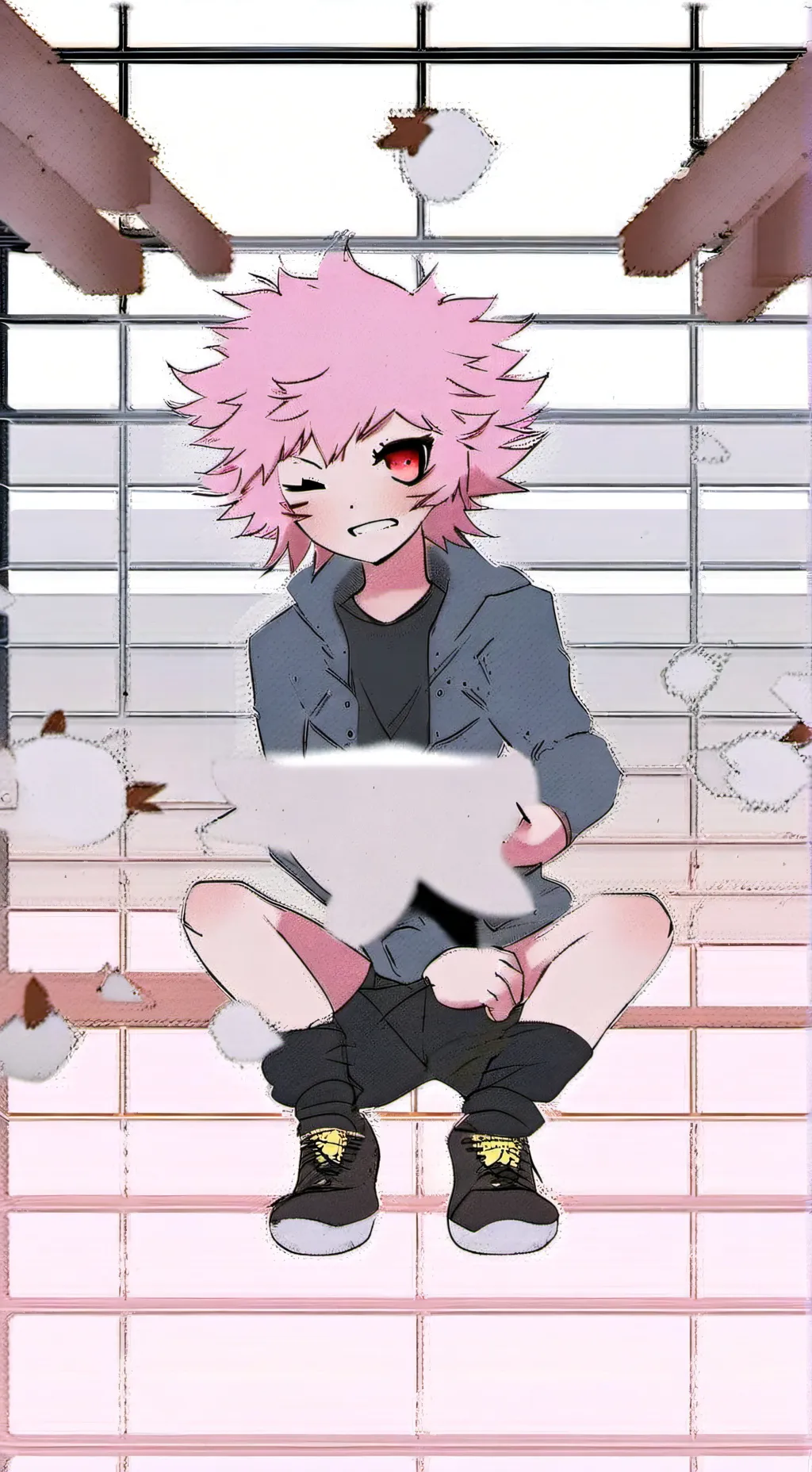 ai character: mina🏳️‍🌈boy background