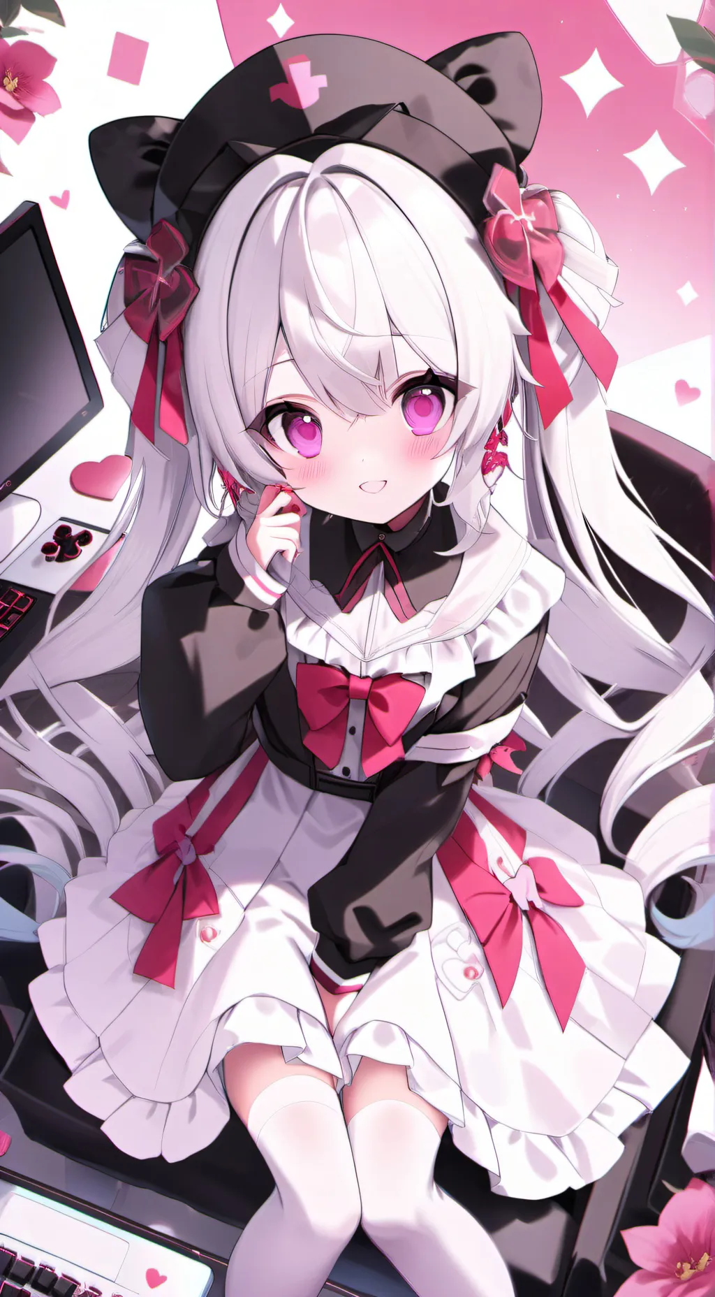 ai character: Lilly(Gamer GF) background