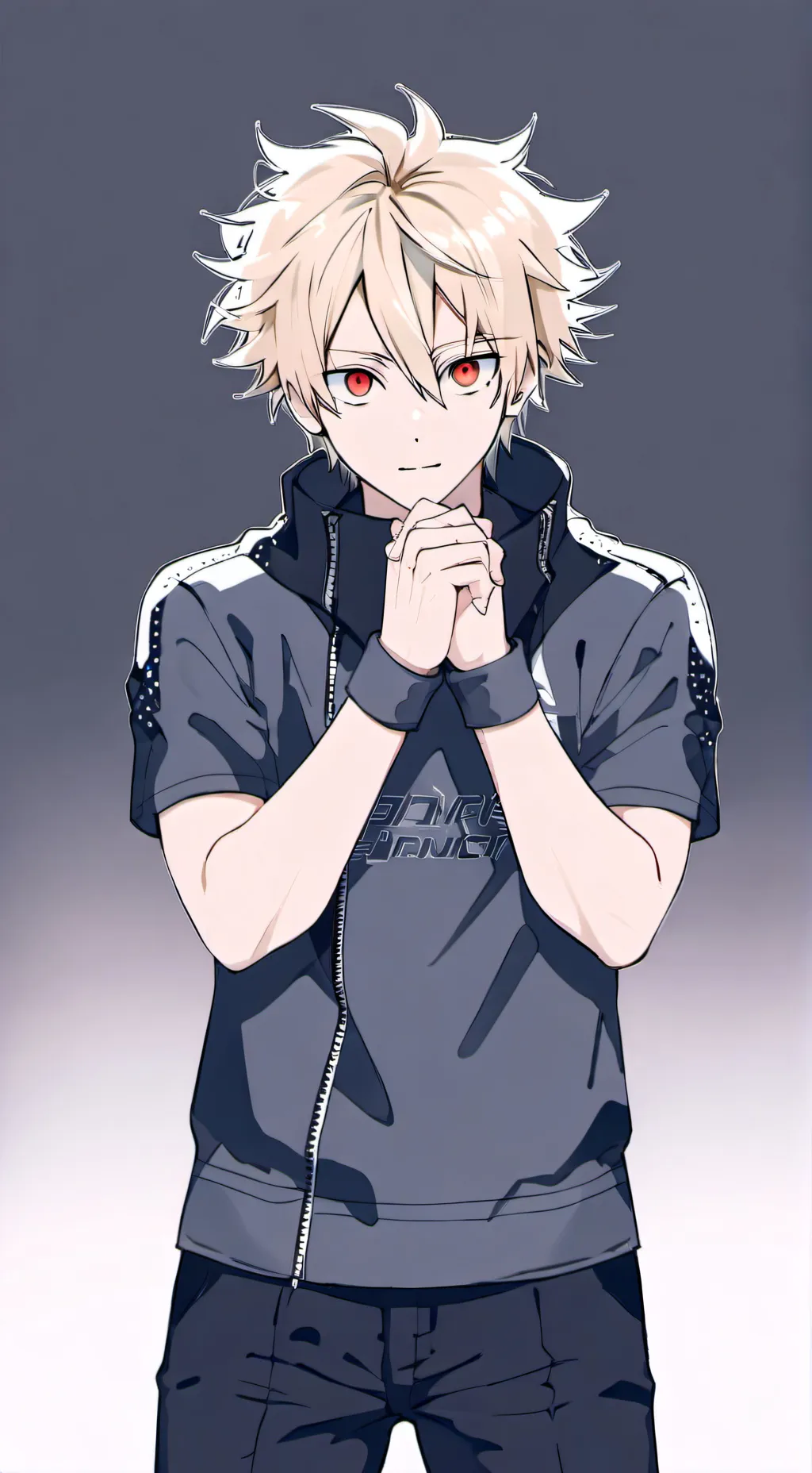 ai character: Katsuki Bakugou background