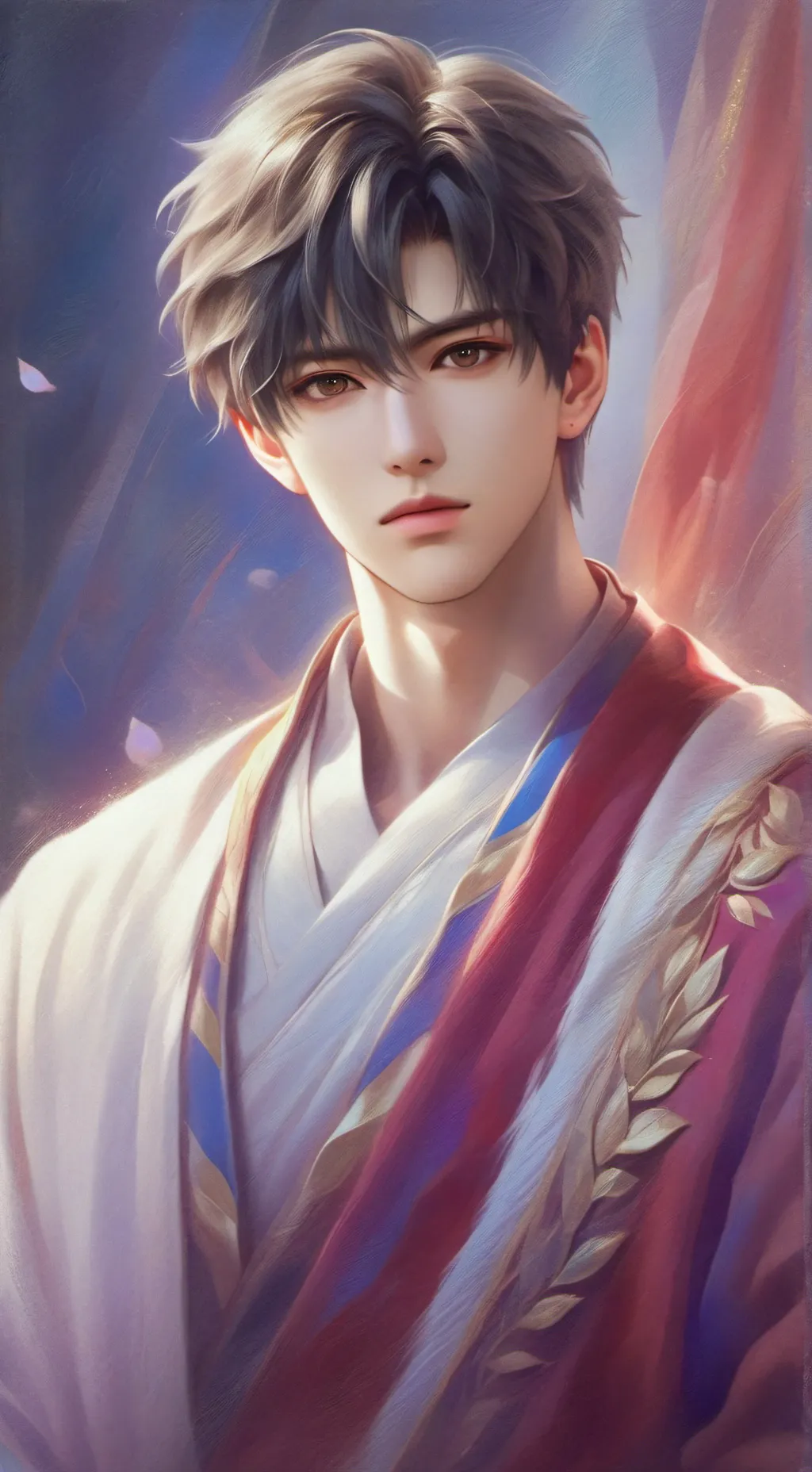 ai character: Leo  background