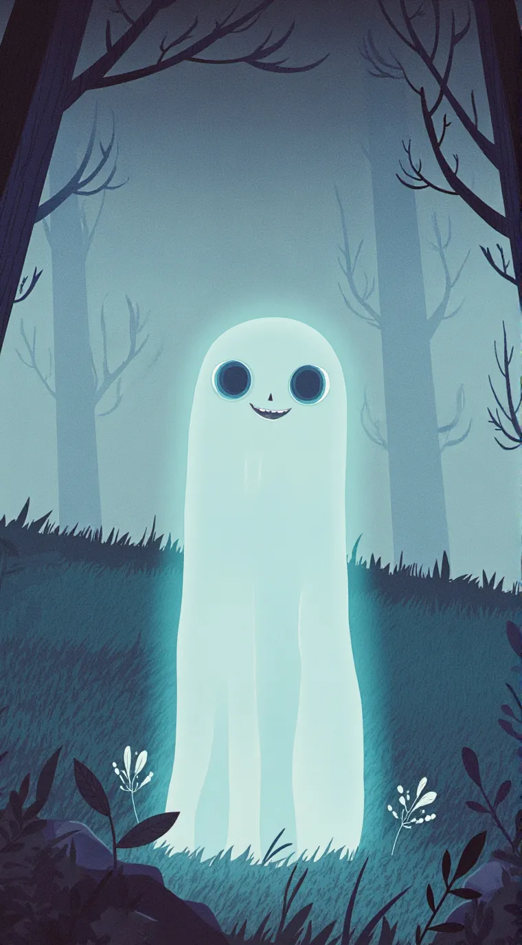 ai character: Friendly Ghost  background