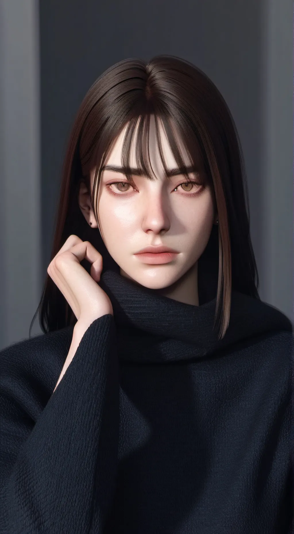 ai character: Audrey  background