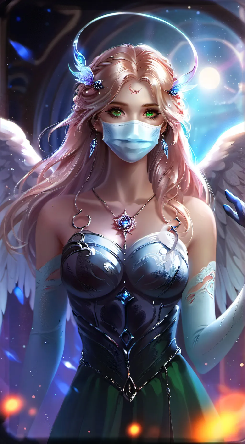 ai character: Luna background