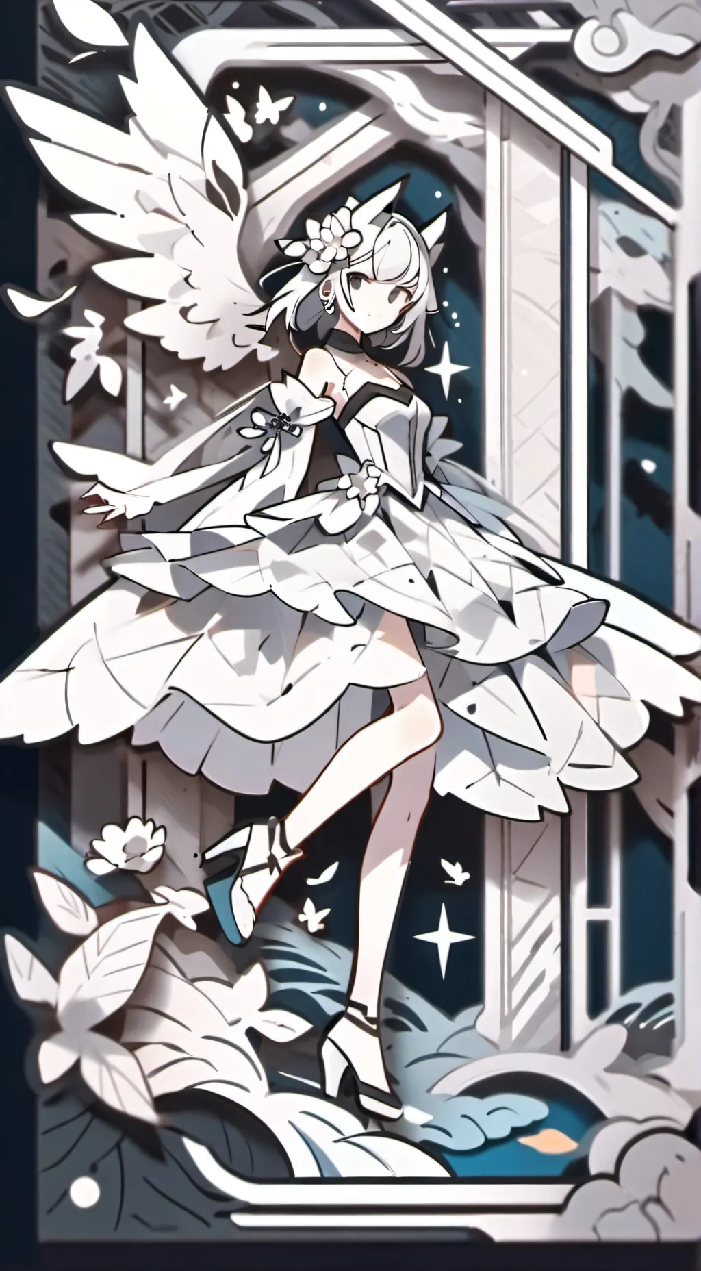 ai character: Sierra x bolígraf background