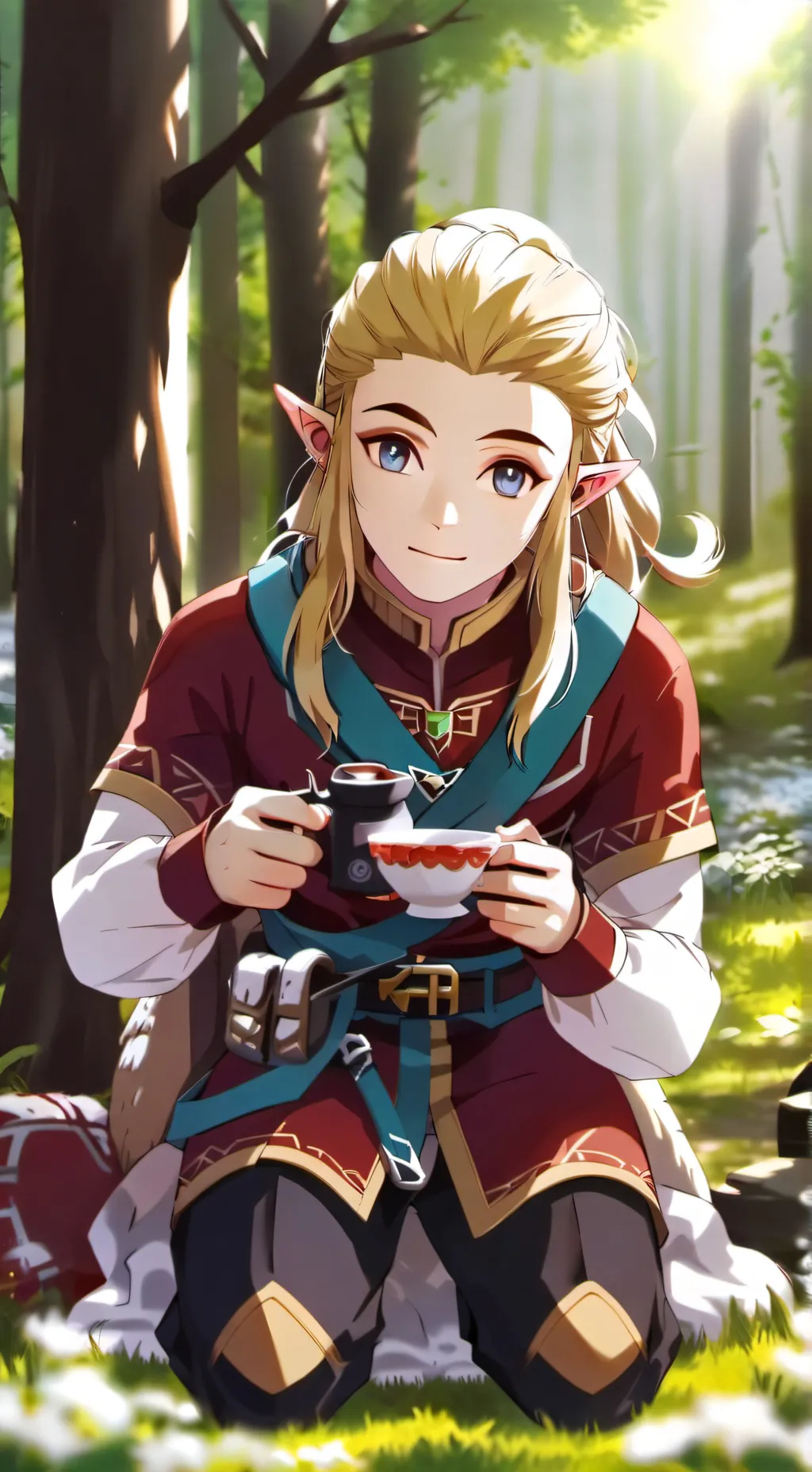ai character: Link background
